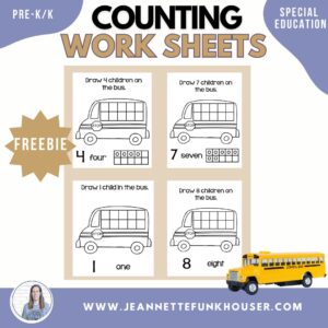 FREE COUNTING WORKSHEETS