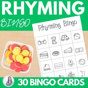 rhyming bingo