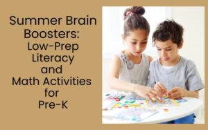 low prep activities for summer