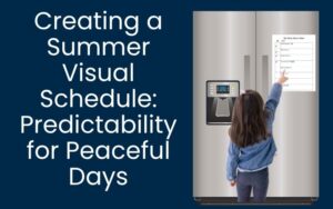 summer visual schedule for predictability