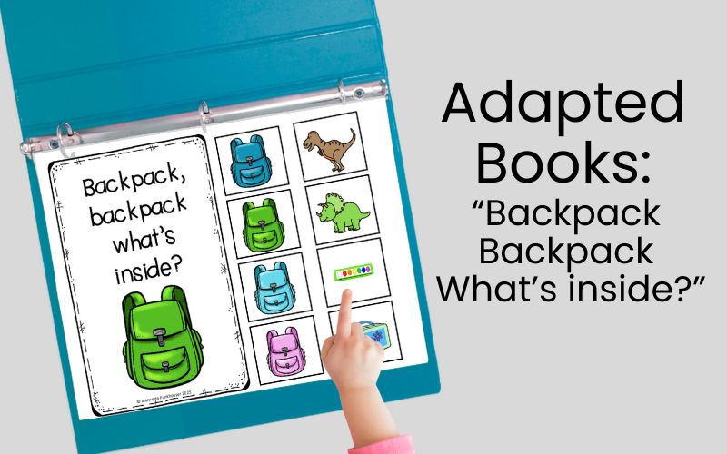 back to school adapted book