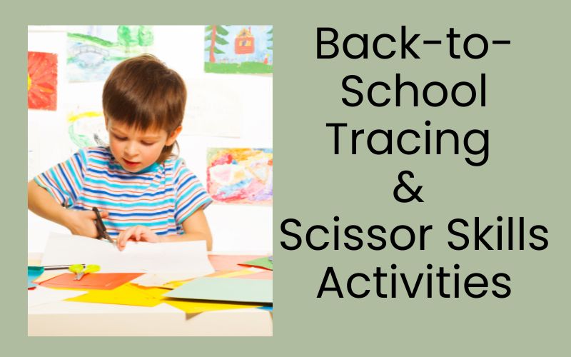 preschool tracing activities back to school