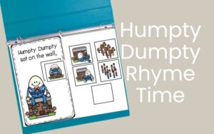 humpty dumpty rhyme time phonemic awareness