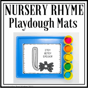 nursery rhyme playdough mats
