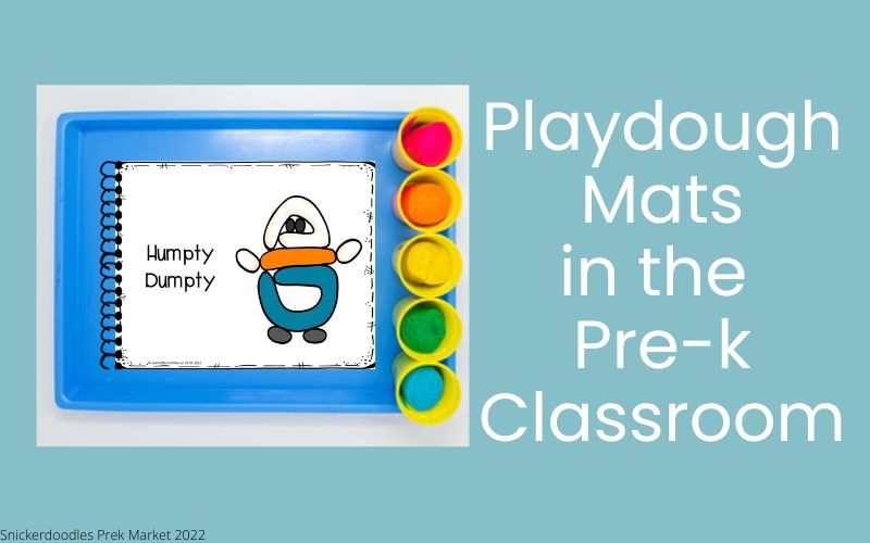 playdough in the prek classroom